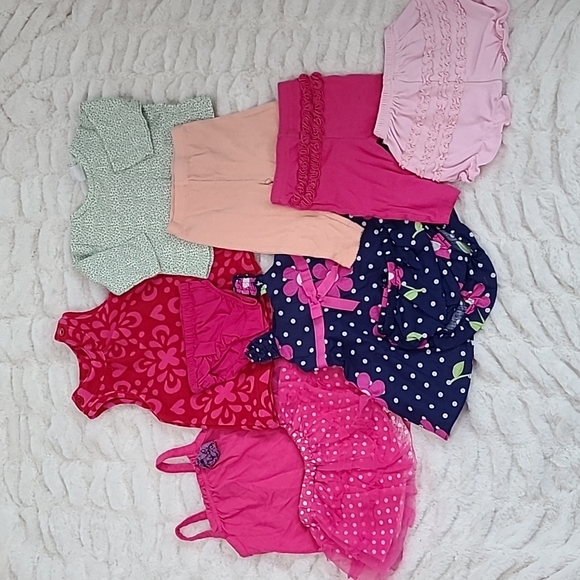 Carter's Other - Baby Girl 3 6 Month 10 Piece Spring Summer Clothing Lot Dress Shorts Pants Shirt